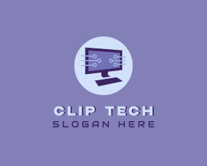 Cyber Tech Computer logo design