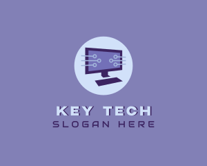 Cyber Tech Computer logo design