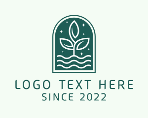 Eco Friendly - Night Window Gardening logo design