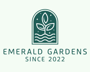 Night Window Gardening  logo design