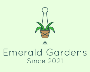 Hanging Garden Plant  logo design