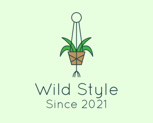 Hanging Garden Plant  logo design