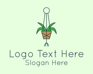 Hanging Garden Plant  Logo