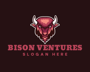 Animal Bison Ranch logo design