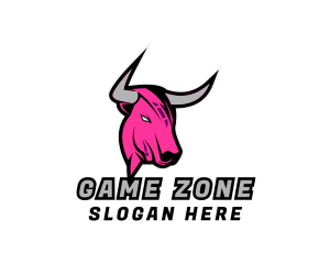 Horn Bull Gaming logo design