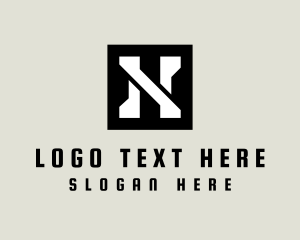 Foundry - Builder Fabrication Letter H logo design