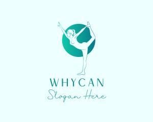 Yoga Studio - Yoga Green Physical Fitness logo design
