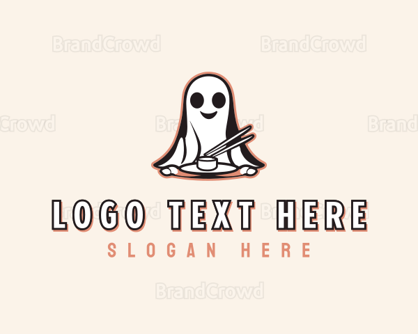 Ghost Chopsticks Cuisine Logo