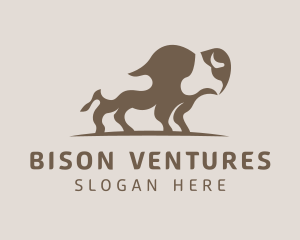 Native Bison Farm logo design