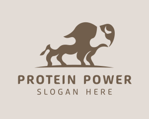 Protein - Native Bison Farm logo design