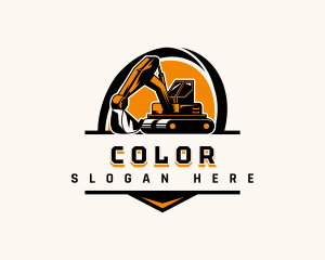 Industrial - Industrial Excavator Construction logo design