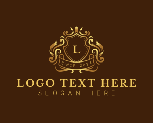 High End - Shield Royal Crown logo design