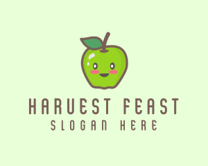 Happy Apple Fruit  logo design