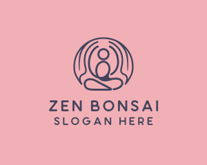 Zen Yoga Fitness logo design