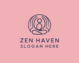 Zen Yoga Fitness logo design