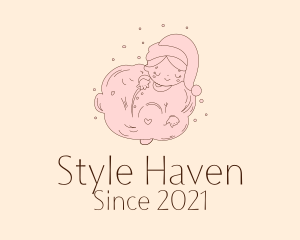 Cot - Baby Girl Sleepwear logo design