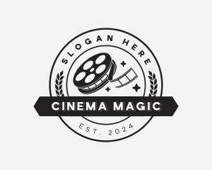 Film - Movie Film Strip logo design