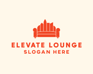 Lounge - City Sofa Couch Furniture logo design
