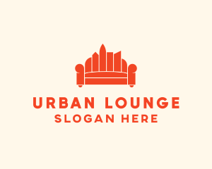 Lounge - City Sofa Couch Furniture logo design