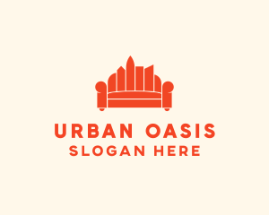 City - City Sofa Couch Furniture logo design