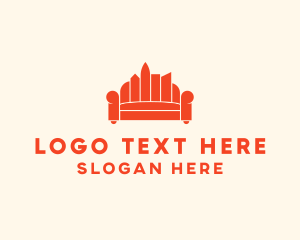 Sofa - City Sofa Couch Furniture logo design