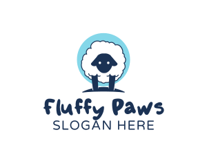 Fluffy - Fluffy Sheep Wool logo design