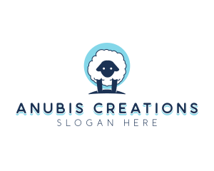 Fluffy Sheep Wool logo design