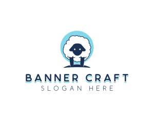 Fluffy Sheep Wool logo design