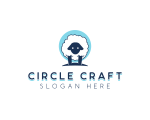 Fluffy Sheep Wool logo design