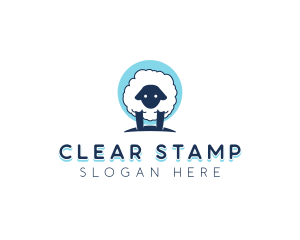 Fluffy Sheep Wool logo design