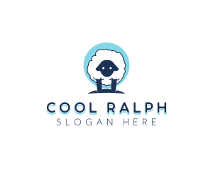 Fluffy Sheep Wool logo design