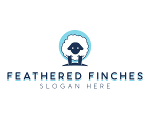 Fluffy Sheep Wool logo design