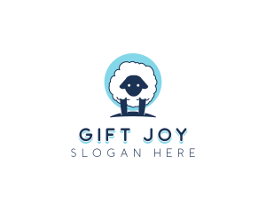 Fluffy Sheep Wool logo design