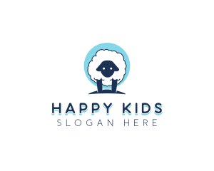 Fluffy Sheep Wool logo design