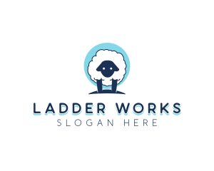 Fluffy Sheep Wool logo design