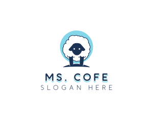 Fluffy Sheep Wool logo design