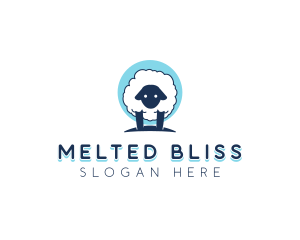 Fluffy Sheep Wool logo design