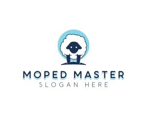 Fluffy Sheep Wool logo design