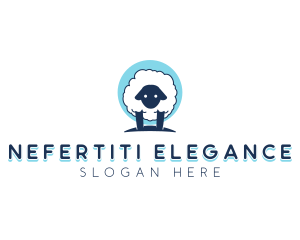 Fluffy Sheep Wool logo design