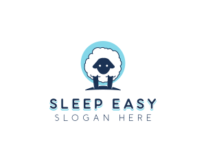 Fluffy Sheep Wool logo design