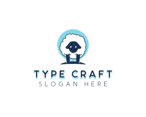 Fluffy Sheep Wool logo design