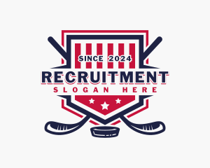 Hockey Puck - Hockey Club Tournament logo design
