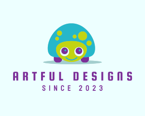 Happy Adorable Tortoise logo design