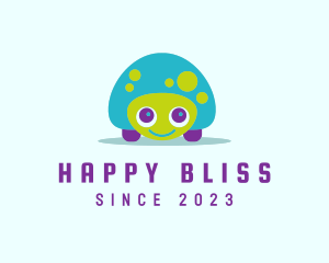 Happy Adorable Tortoise logo design