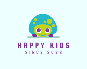 Happy Adorable Tortoise logo design