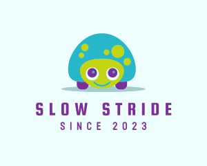 Happy Adorable Tortoise logo design