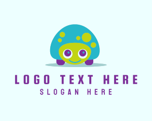 Happy Adorable Tortoise Logo