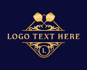 Bar - Luxury Wine Liquor logo design