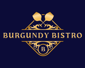 Luxury Wine Liquor logo design