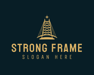 Truss - Bridge Construction Structure logo design